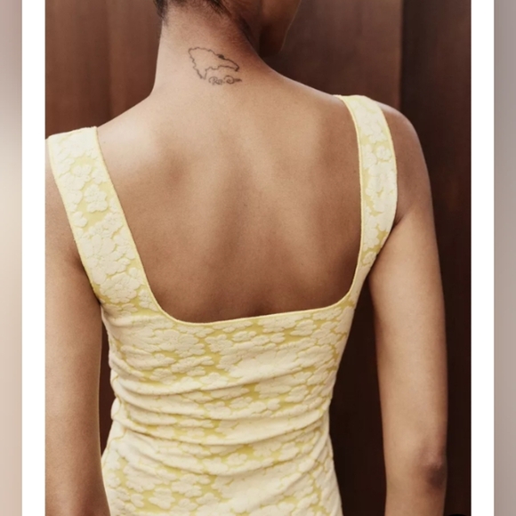 Zara Square Neck Stretch Dress - Picture 4 of 5